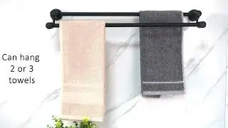 Double Bath Towel Bar