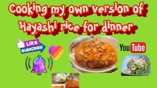 Cooking my own version of Hayashi rice ( hashed Beef)