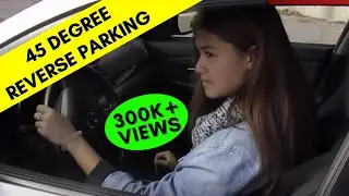 45 Degree Reverse Parking || Angle Reverse Parking Method || How to reverse park || Toronto Drivers
