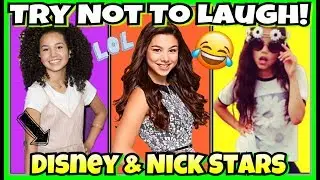 Try Not To Laugh Challenge Funny Disney & Nickelodeon Stars Edition | Musical.ly Challenge
