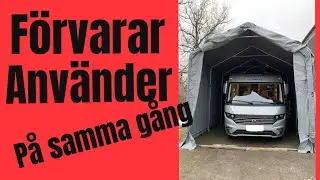 Vinterf&ouml;rvaring och anv&auml;ndning av husbilen p&aring; samma g&aring;ng.