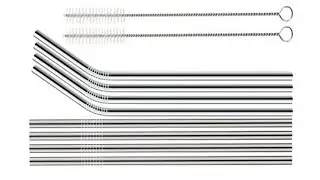 Reusable Metal Straw (Eco-Friendly)