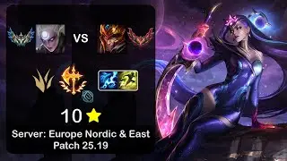 Diana Jungle vs Jarvan IV - EUNE Challenger - Patch 25.19