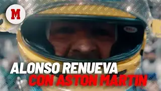 Fernando Alonso renueva en Aston Martin I MARCA