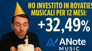 Ho Investito in Royalties Musicali per 12 Mesi: ecco il +32,49%!