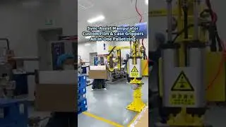 Roll film unloading and palletizing manipulator