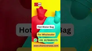 Hotwater Bag | Warmth on Demand Shanoverseas Hot Water Bag #hotwaterbag #rubber #hotwaterbag