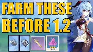 DON'T FORGET TO FARM THESE BEFORE 1.2 | Genshin Impact