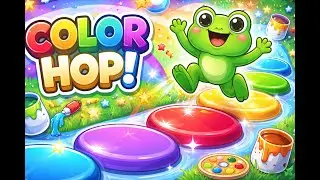 Movement Game: Hop to Learn Colors Level 1