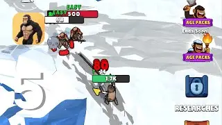 Idle Human Evolution Merge RPG - Gameplay Walkthrough Part 5 - Ice Age (Android, IOS)
