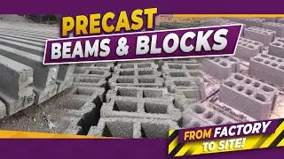 Why T-Beams & Blocks Are the Future of Slab Construction | Factory to Site #construction #precast