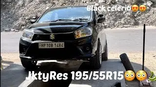 celerio 15inch 🖤Tyres upgrade #modified #celerio #tranding #himachal #black