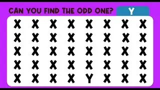 Spot the Odd Letter Challenge | Can You Find Them All
