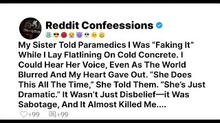 My Sister Told Paramedics I Was &ldquo;Faking It&rdquo; While I Lay Flatlining On Cold Concrete - Reddit Stories