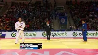 Riki Nakaya vs Kuk Hyon Hong World Judo Championships 2015 - Astana