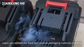 Fully automated uv laser marking machine with vision system
