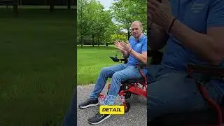 Falcon Folding Power Wheelchair with Reclining Backrest