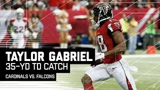Taylor Gabriel Sprints & Weaves Through Cardinals Defense for a TD! | Cardinals vs. Falcons | NFL
