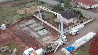ÇELİK EV İÇİN BETON ATTIK 2. AŞAMA