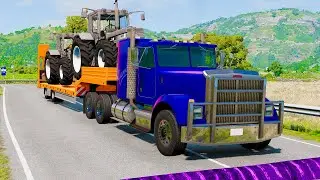 Trucks and Cars vs Speed Bumps SPECIAL #14 | BeamNG Drive - Long Video | BeamNG AMG