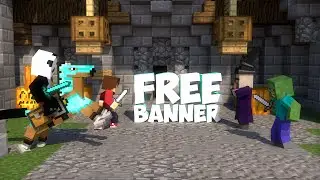 Minecraft - FREE Banner / Thumbnail - Cinema 4D!