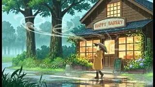 A Quiet Day in the Countryside Bakery | Ghibli Style Video