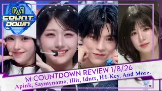 HONDA HITOMI IS VERY CUTE 🥰 | Mnet M Countdown Review 1/8/26