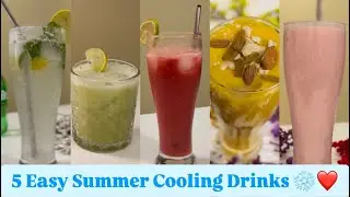 5 Refreshing Summer Drinks ✨❄️
