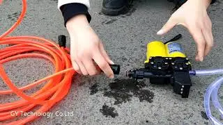 PORTABLE DOUBLE PUMP 100W 160PSI CAR WASHER I UNBOXING I CONNECTED I REVIEW