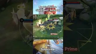 Beatrix Ultimate Skin Effect Bennett #mobilelegends #viralvideo #shorts