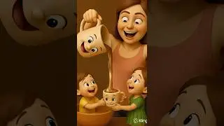 Coffee Cup Magic ✨☕ #asmr #emotoon #shorts #baby #animation #funny