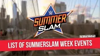 Полный список мероприятий SummerSlam Week в Нью-Йорке