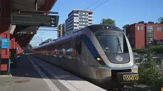 Sweden, Stockholm, train ride from Södertälje Centrum to Gnesta