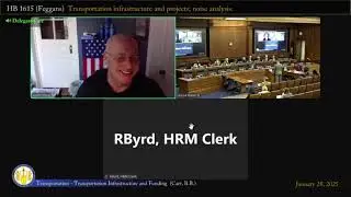 Virginia House of Delegates – Transportation Infrastructure & Funding Subcomm. Meeting – 2025-01-28