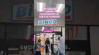The coolest kosher supermarket in the five towns! ￼ have you been to bingo yet comment below💗💗💗💗