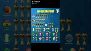 Le Palmar&egrave;s de la Coupe d'Afrique des Nations #coupedafrique #palmares #afcon #football #caf #africa