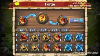 Castle Clash - FORGING LIFE DRAIN !