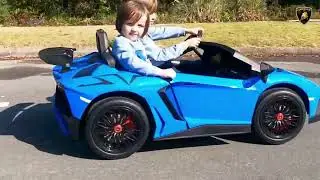 Official Licensed 24V XL Lamborghini Aventador SV Ride-On Car for Kids