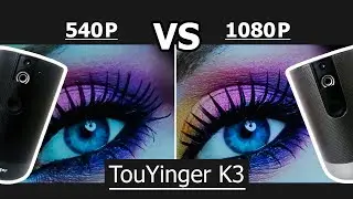DLP проектор Touyinger K3 СРАВНЕНИЕ 2-х моделей с разрешением 540 и 1080.