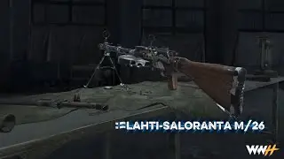 WORLD WAR HEROES NEW MACHINE GUN                          Lahti-Saloranta M/26 🇫🇮