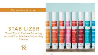 Top 4 Tips to Reduce Puckering Around Your Machine Embroidery Stitches