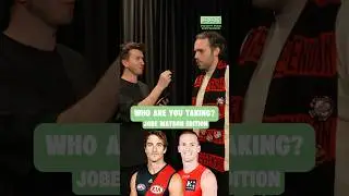 Who are you taking: Jobe Watson ⚖️ #afl #jobewatson #essendonfc