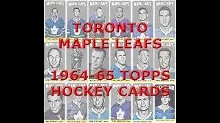 Toronto Maple Leafs: 1964-65 Topps Hockey Cards