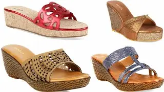 LATEST 2020 WEDGES HEEL SLEEPER,CHAPPAL,SANDALCOLLECTION DESIGNS IMAGES FOR GIRLS,LADIES, WOMENS