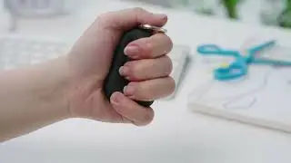Keychain Grip Rring with Pop It