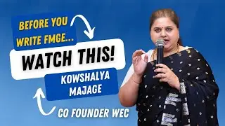 All all Your Doubts about FMGE Exam by WEC Co-Founder Kowshalya Majage | Don't Miss this Video |WEC