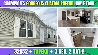 32X52-&ldquo;Topeka&rdquo; Champion&rsquo;s LARGEST Pantry! GORGEOUS Custom Prefab Home Tour ❤️&zwj;🔥