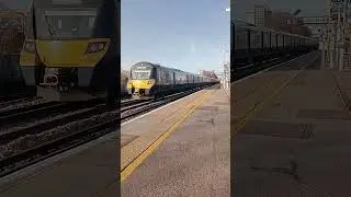 SOUTHEASTERN.707018@17 PASSING NEW CROSS.13 12 25.NEIL HAYTON RAILWAY MEMORIES. #railroad.#train