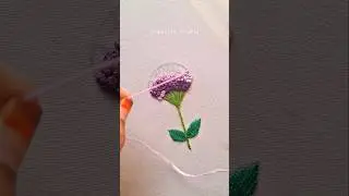 A perfect french knot stitching skills #stitch #embroidery #shorts