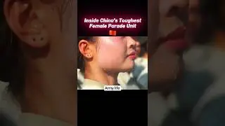 Inside China's Toughest Female Parade Unit #military #army #parade #training
